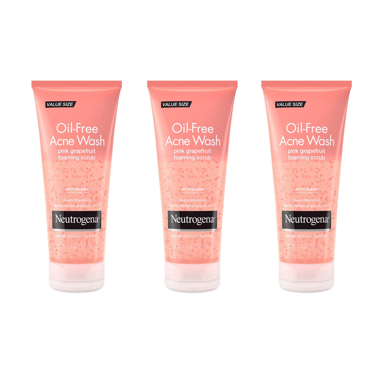 Oil-Free Acne Wash Pink Grapefruit Foaming Scrub 198 ML