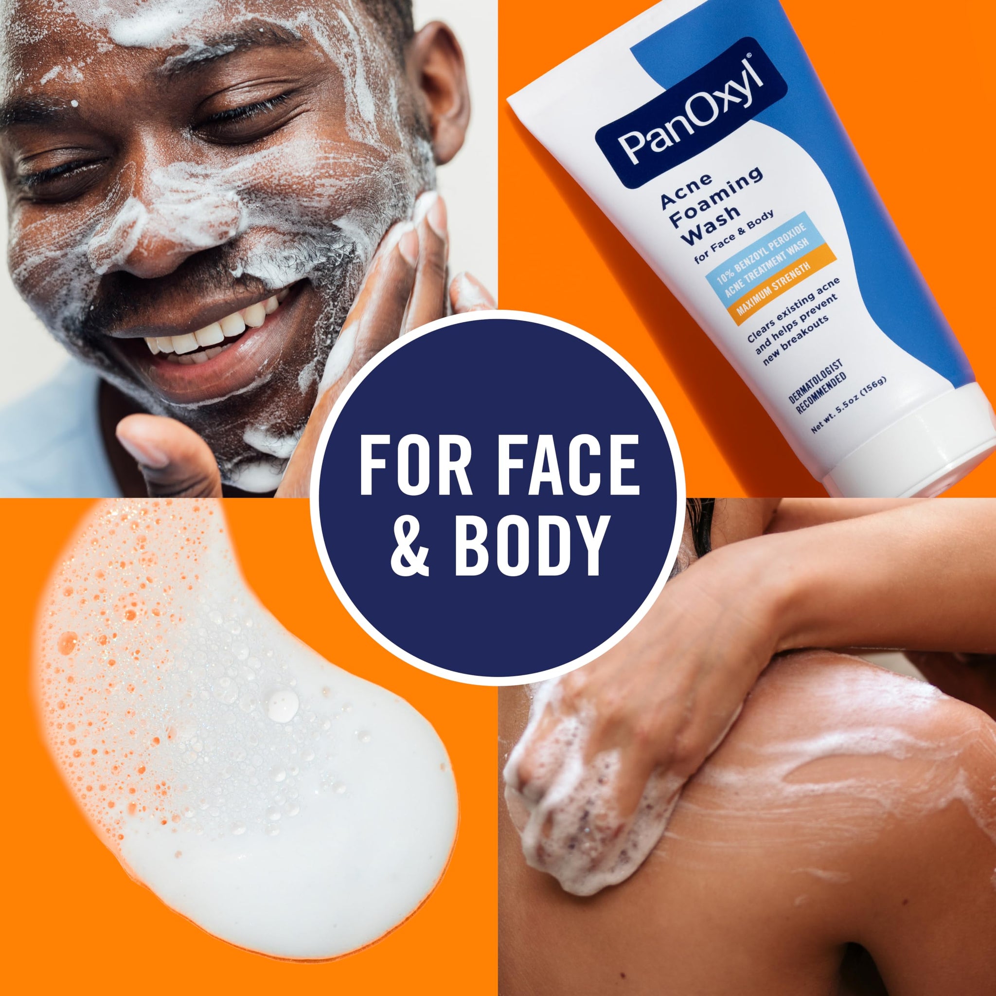 PanOxyl Maximum Strength Antimicrobial Acne Foaming Wash for Face