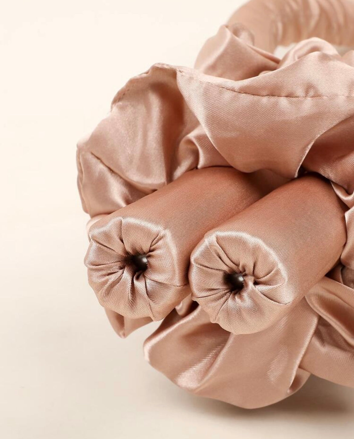 Satin Heatless curls set