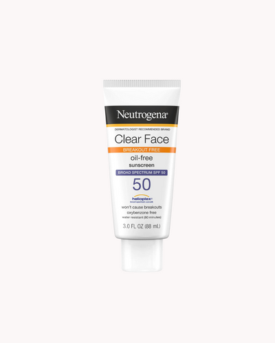 Clear Face Break-Out Free Liquid Lotion Sunscreen Broad Spectrum SPF 50