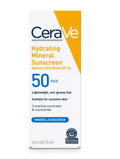 Hydrating Mineral Sunscreen SPF 50 Face Lotion 75ml