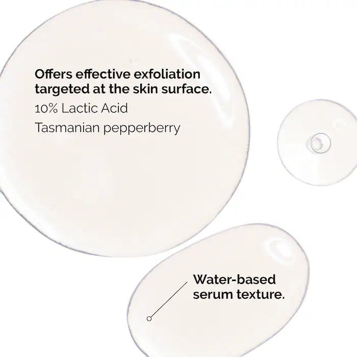 Lactic Acid 10% + HA 2% Exfoliating Serum 30ml
