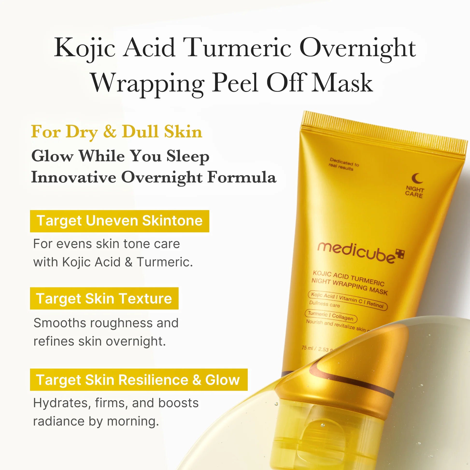 Kojic Acid turmeric Night Wrapping mask