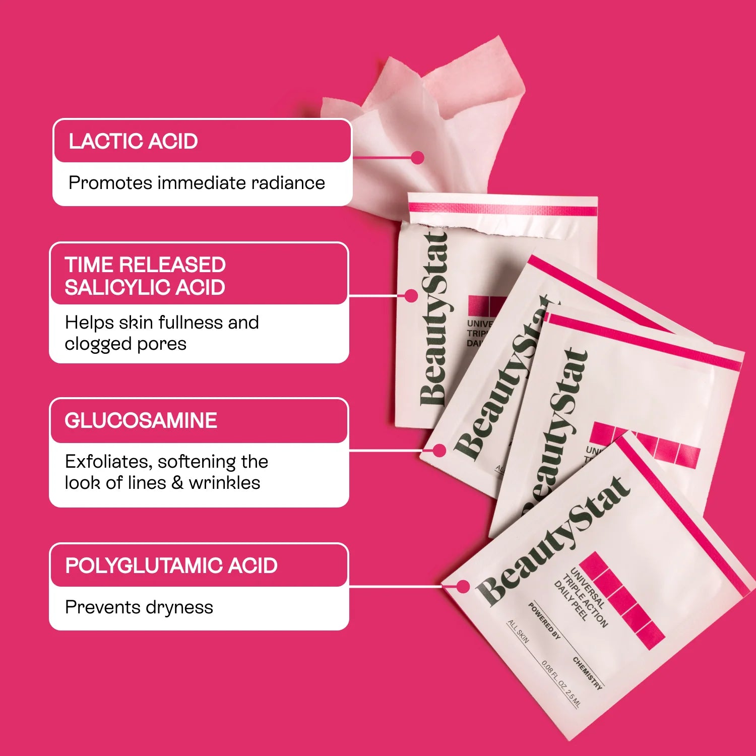Universal triple action daily peel (10 almohadillas)