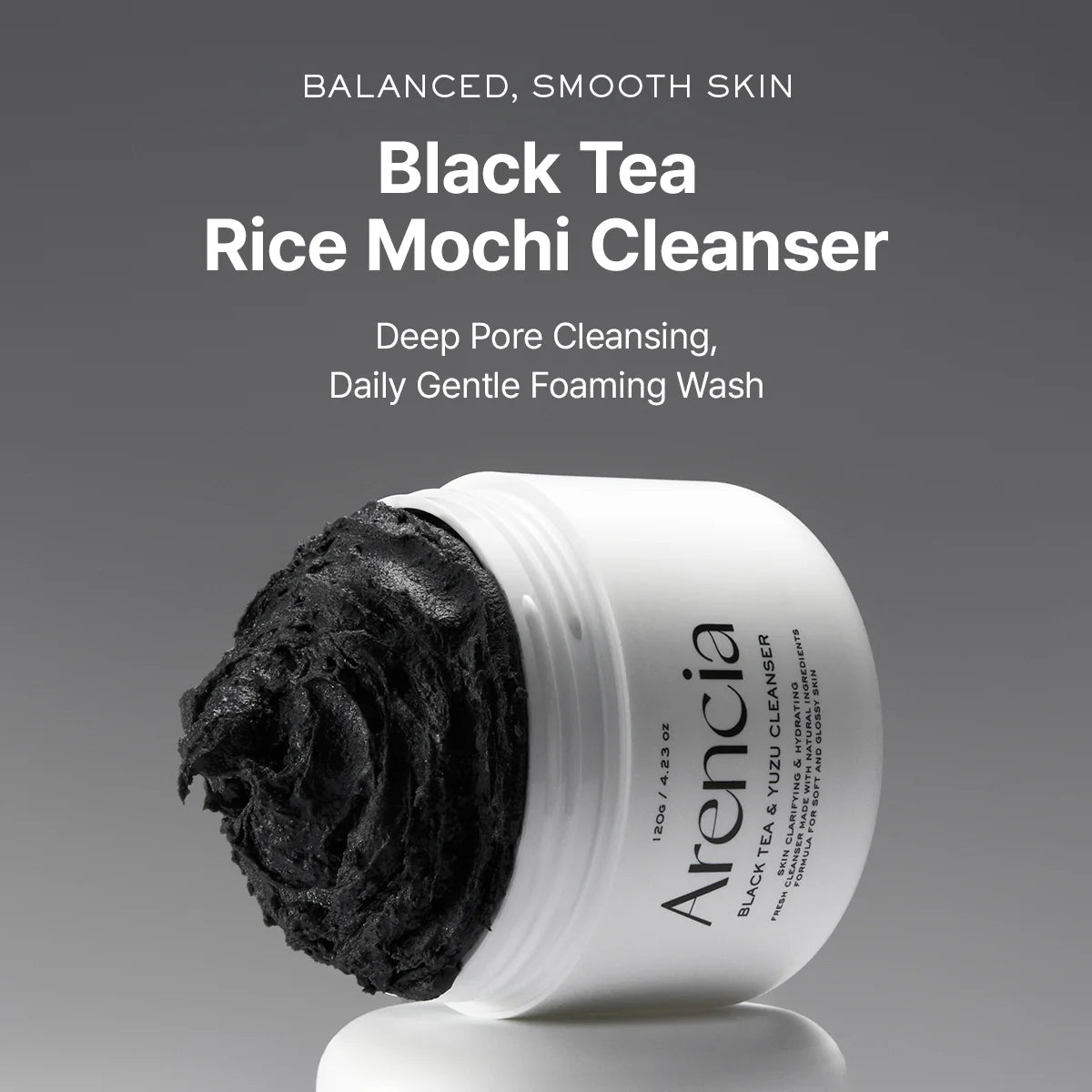 Black Tea & Yuzu Rice Mochi Cleanser