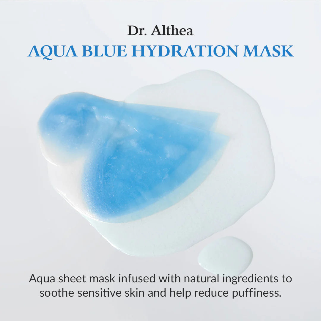 Aqua Blue Hydration Mask (Paquete de 4)