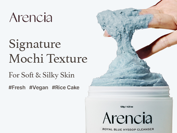 Fresh Blue Hyssop Rice Mochi Cleanser