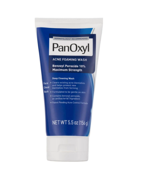 PanOxyl Maximum Strength Antimicrobial Acne Foaming Wash for Face