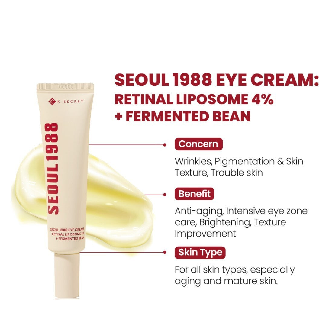 Eye Cream: Retinal Liposome 4% + Fermented Bean